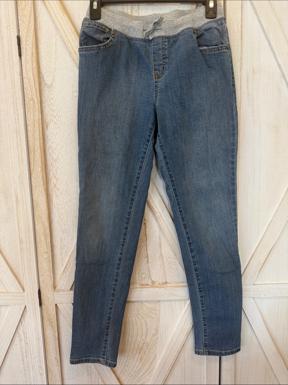 Cat & Jack Girls Blue Pull-On Jeggings with Elastic Waist
